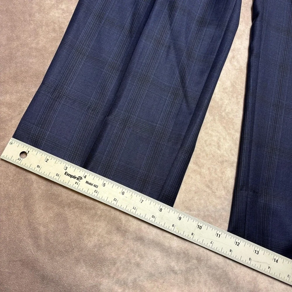 Peter Millar Flynn Classic Fit Blue Wool Suit Men's 50T 2 Piece Suit $895 - Picture 15 of 16